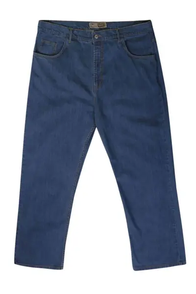 Ed Baxter denimblå jeans med stretch (32\")
