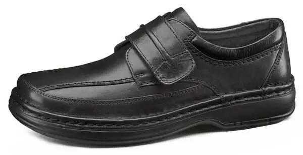 Svart med velcro