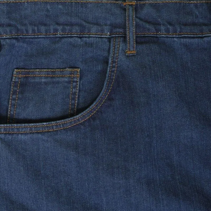 Ed Baxter denimblå jeans med stretch (34\")