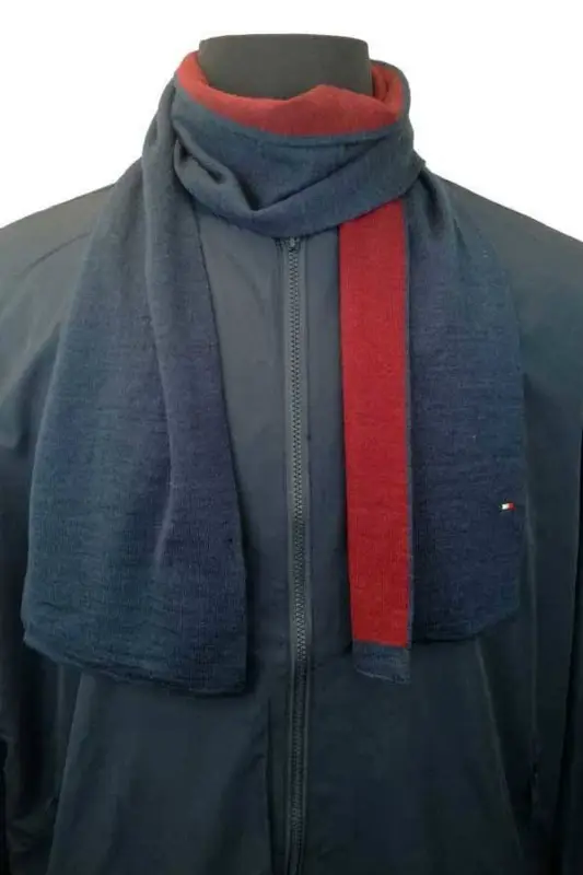 Navy/vinröd