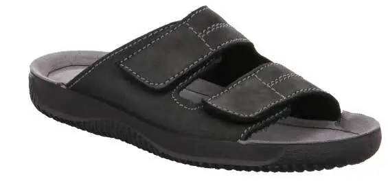 Svart med velcro