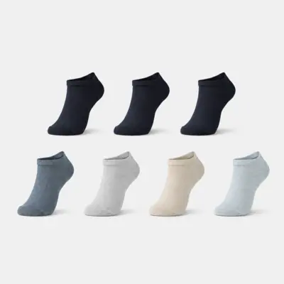 Bambu footies (Enfärgade) (7 par footies)